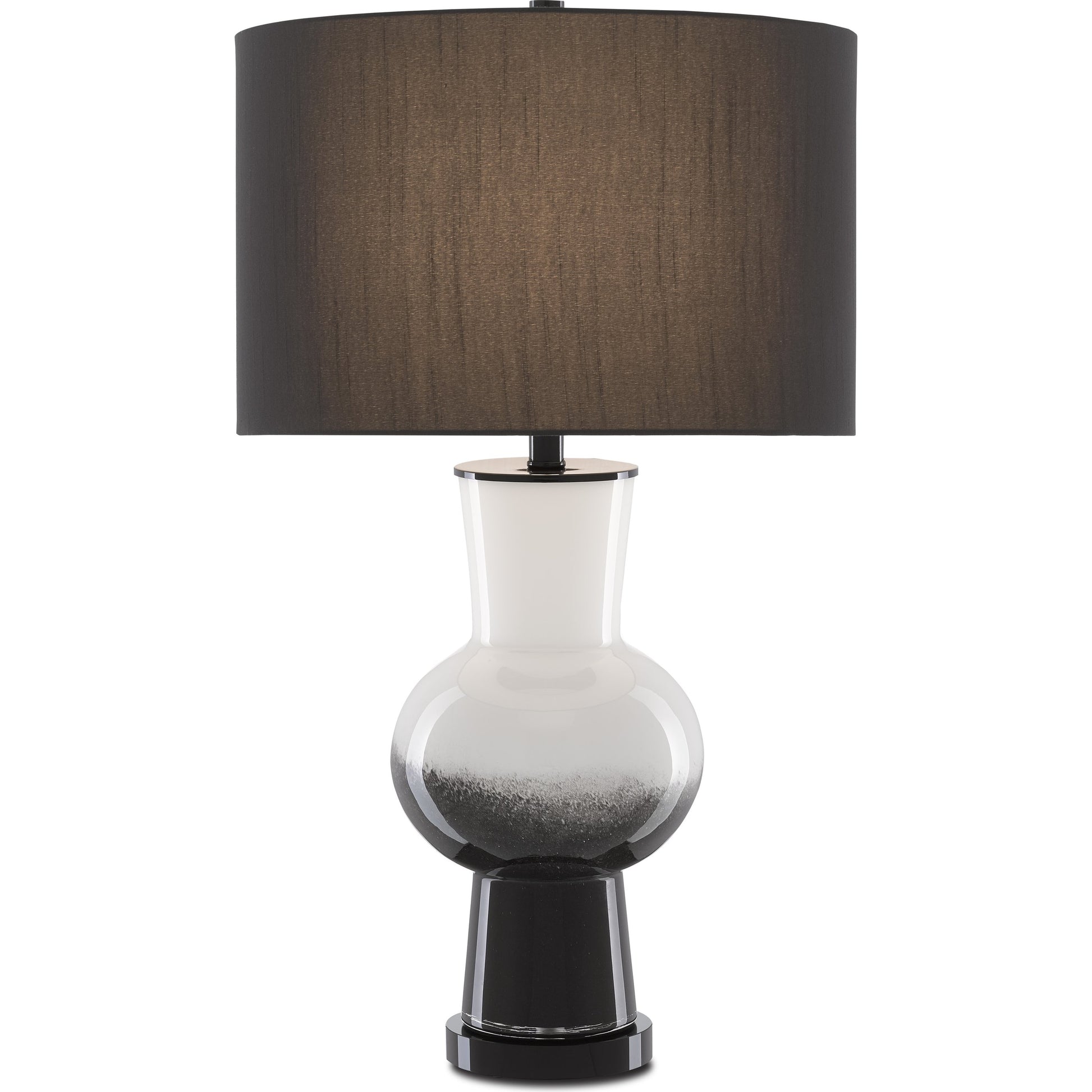 Duende Table Lamp by Currey and Company. Made from glass, optic crystal in a eclectic & global style.