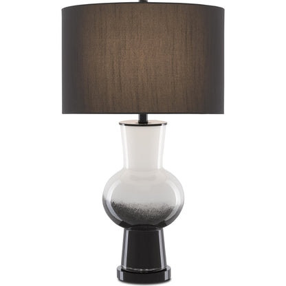 Duende Table Lamp by Currey and Company. Made from glass, optic crystal in a eclectic & global style.