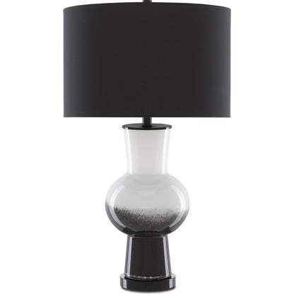 Duende Table Lamp by Currey and Company. Made from glass, optic crystal in a eclectic & global style.