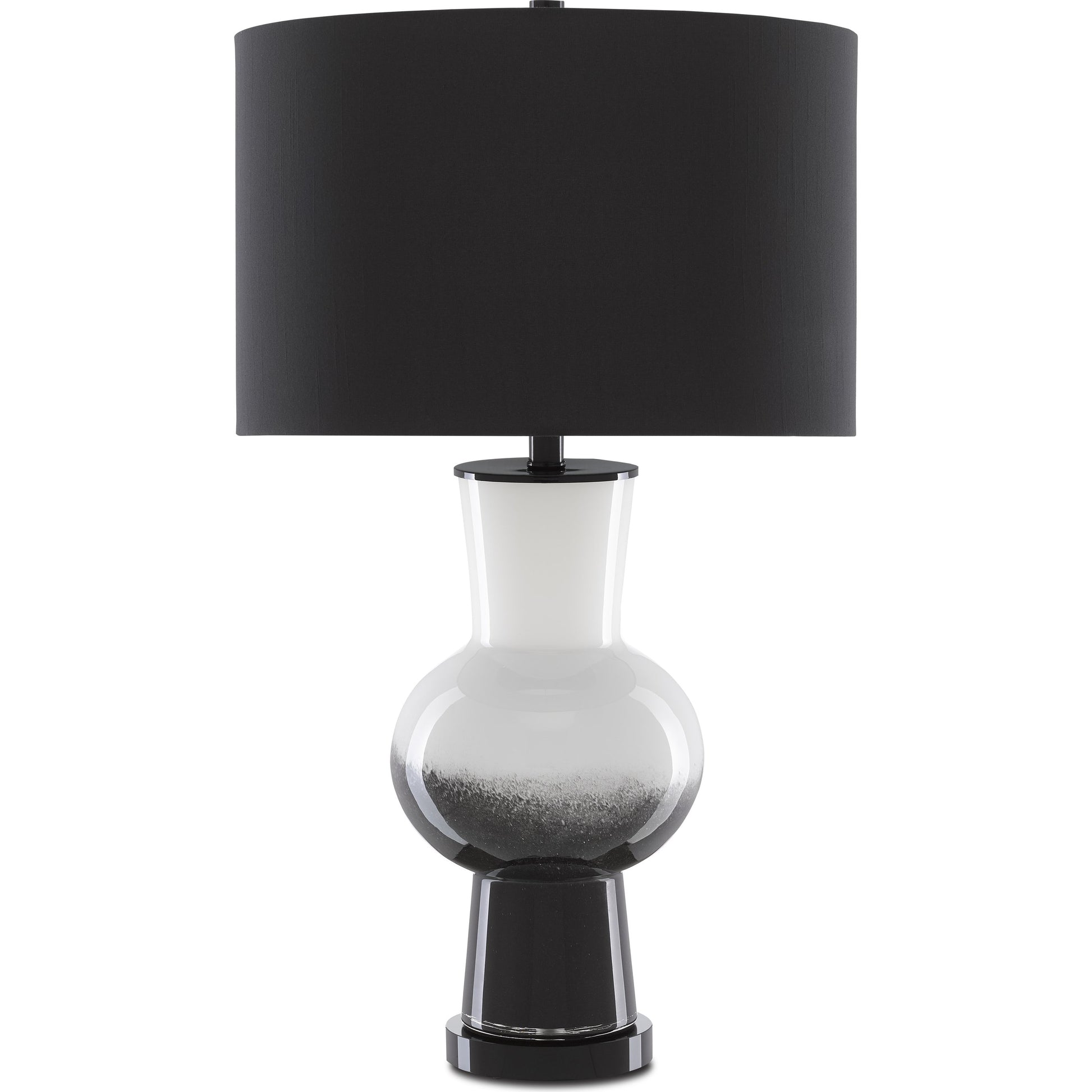 Duende Table Lamp by Currey and Company. Made from glass, optic crystal in a eclectic & global style.