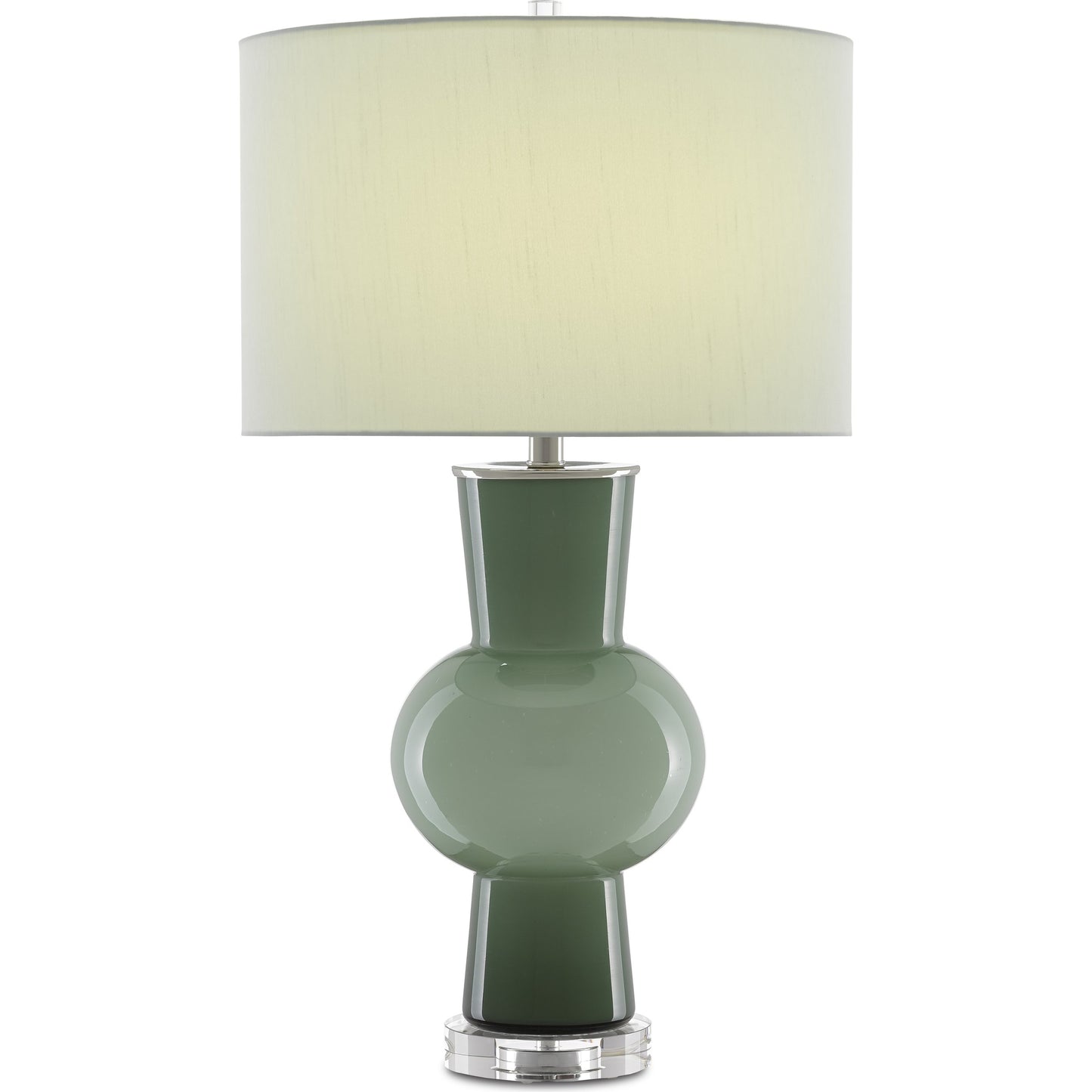 004 SR-823556 | Additional Silo | Duende Table Lamp by Currey and Company. Made from glass, optic crystal in a eclectic & global style.