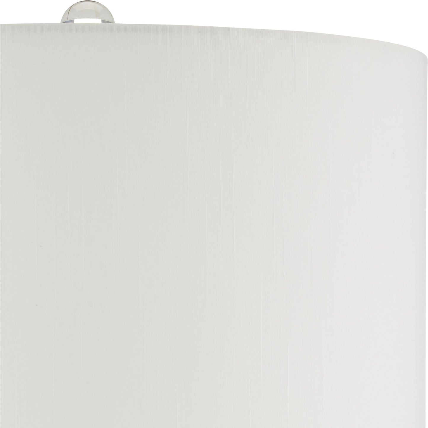 001 SI-1924008 | Closeup | Lothian Table Lamp by Currey and Company in clear, antique brass. Made from optic crystal, metal in a transitional style.