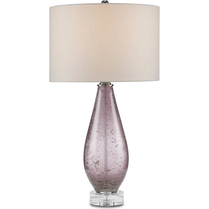 Optimist Table Lamp by Currey and Company. Made from glass, optic crystal in a traditional style.