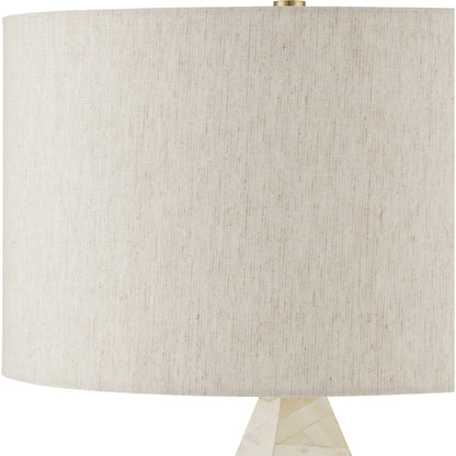 Elysium Table Lamp by Currey and Company. Made from bone, engineered wood in a modern style.