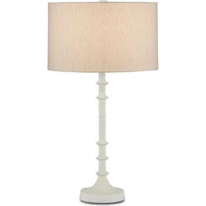 Gallo Table Lamp by Currey and Company in bronze. Made from cast aluminum in a modern style.