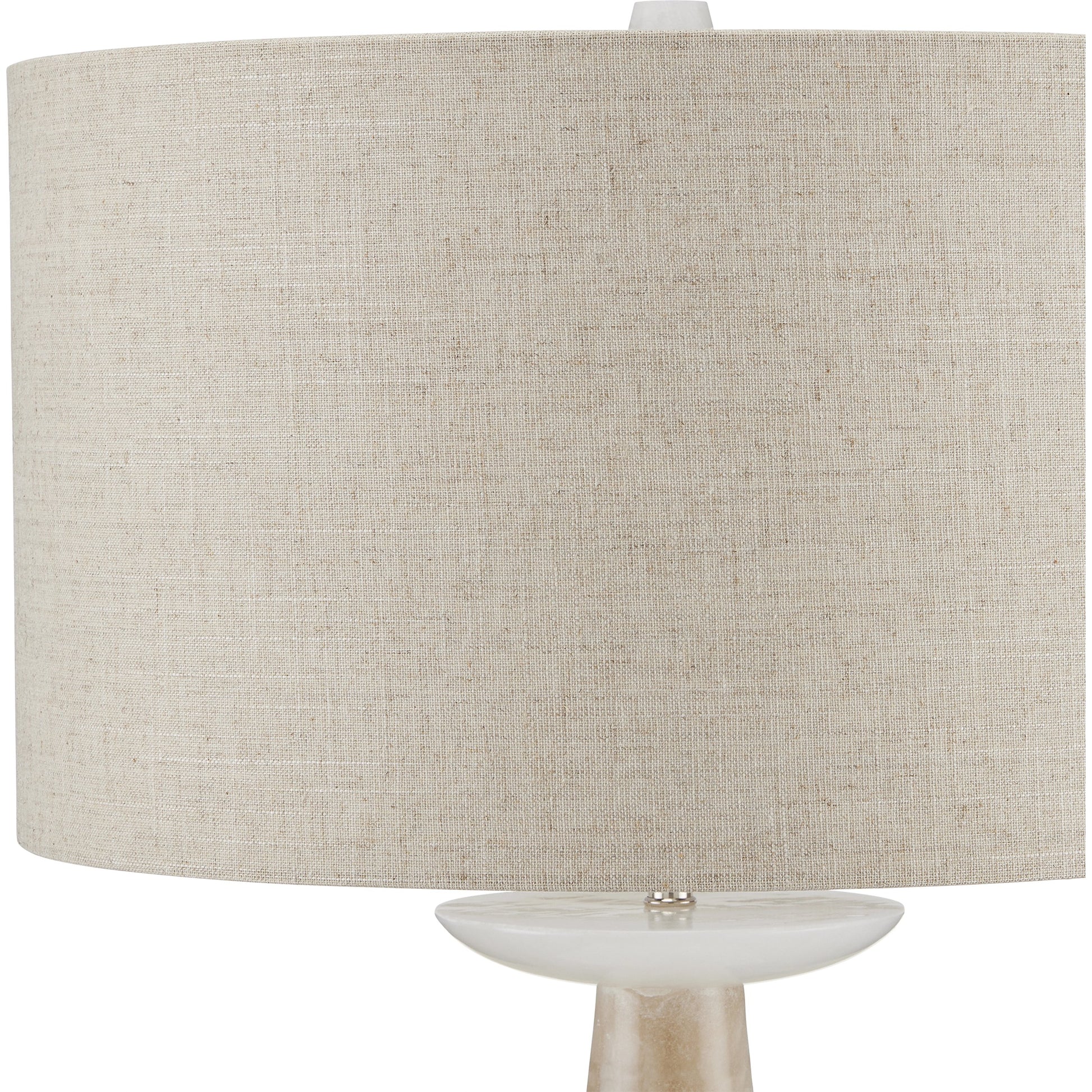 Pharos Alabaster Table Lamp by Currey and Company. Made from alabaster in a modern style.