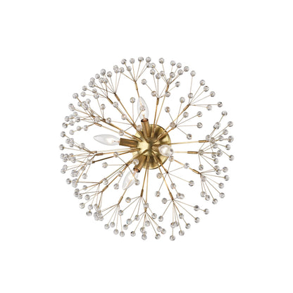 Dunkirk Flush Mount by Hudson Valley. Made from steel in a cottage & farmhouse style.