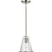 Framework One Light Pendant by Visual Comfort & Co.. Made from steel in a modern style.