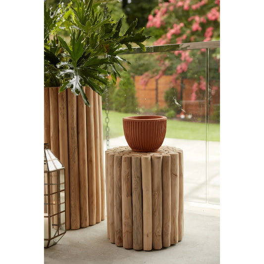 Sotello Table by Accent Decor in natural. Made from wood in a unique style.