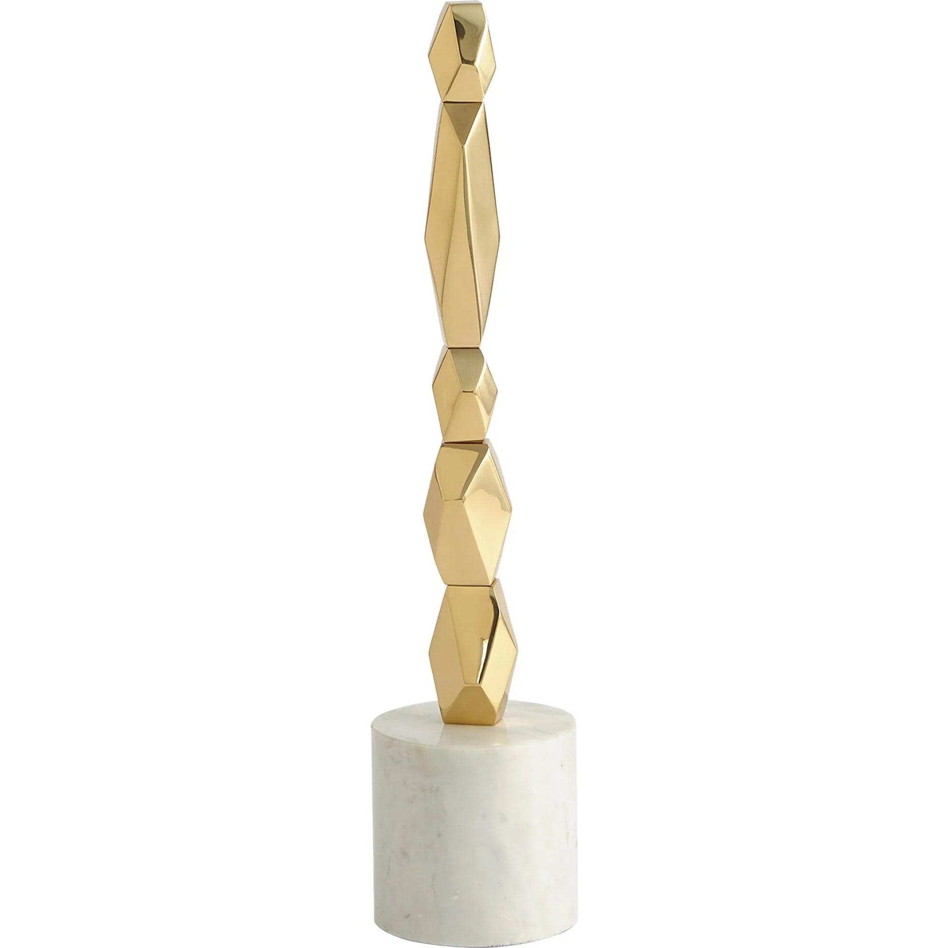 Facet Block Sculpture by Global Views. Made from unique in a unique style.