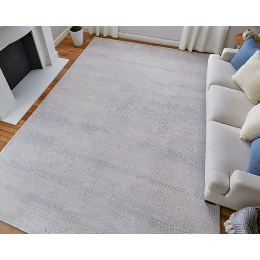 Prasad Rug - 67039N8F by Feizy in ivory, silver, gray. Made from polypropylene, polyester in a unique style.