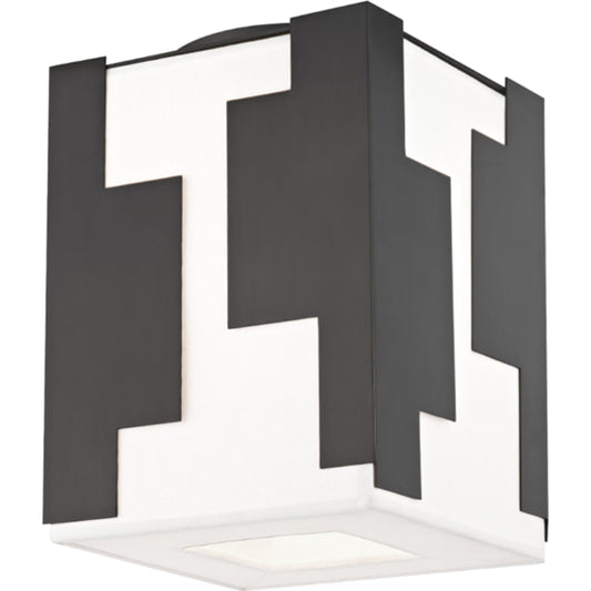 Acadia Flush Mount by Hudson Valley in old bronze. Made from brass in a modern style.