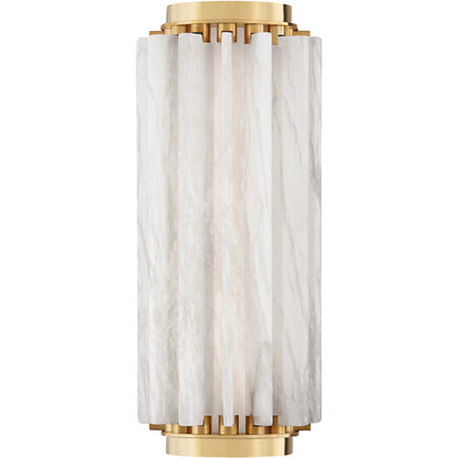 Hillside Wall Sconce by Hudson Valley. Made from brass in a modern style.