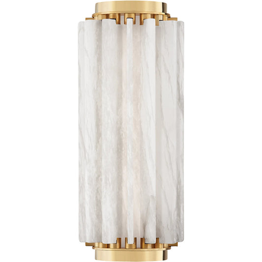 Hillside Wall Sconce by Hudson Valley. Made from brass in a modern style.