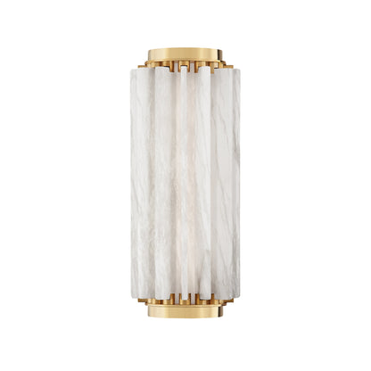 Hillside Wall Sconce by Hudson Valley. Made from brass in a modern style.