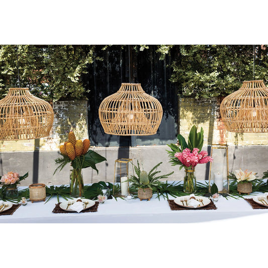 Gene Light Shade by Accent Decor in natural. Made from wood in a cottage & farmhouse style.