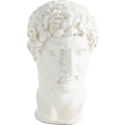 Hadrian Bust by Global Views in white. Made from unique in a modern style.