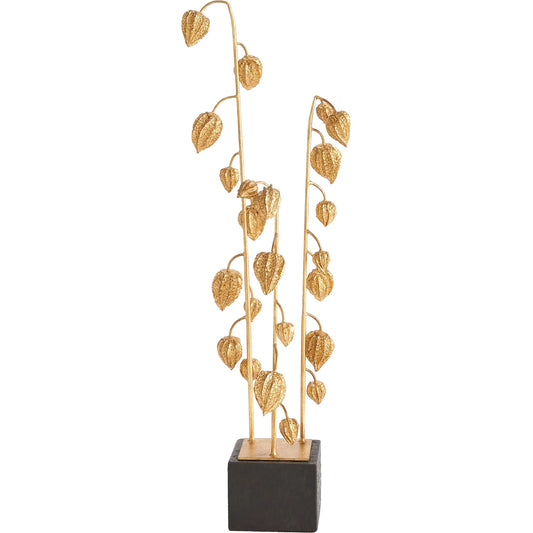 Japanese Lanterns by Global Views in gold and marble. Made from unique in a modern style.