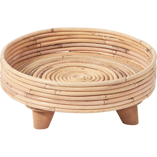 Rica Plant Stand by Accent Decor in natural. Made from wood in a cottage & farmhouse style.