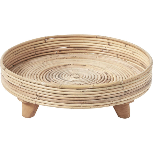 Rica Plant Stand by Accent Decor in natural. Made from wood in a cottage & farmhouse style.