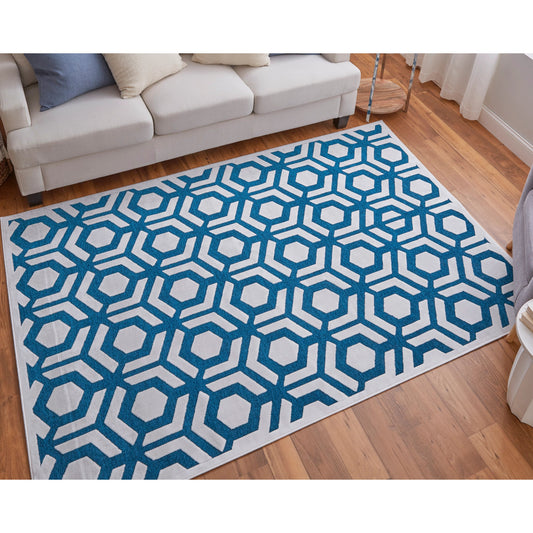Saphir Mira Geometric Rug - 3498F by Feizy. Made from viscose, polyester in a unique style.
