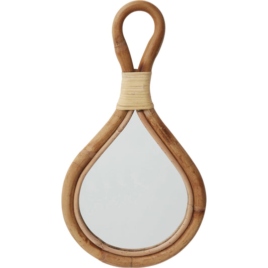 Harmon Mirror by Accent Decor in natural. Made from glass in a cottage & farmhouse style.