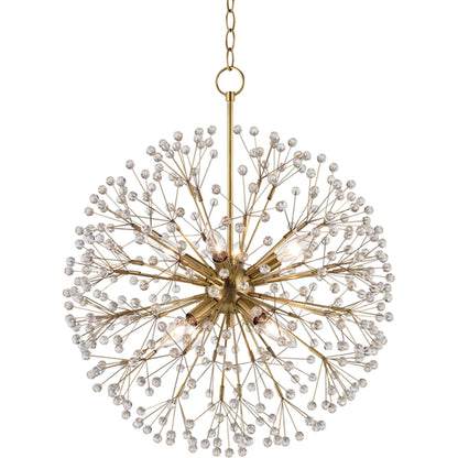 Dunkirk Chandelier by Hudson Valley. Made from steel in a cottage & farmhouse style.