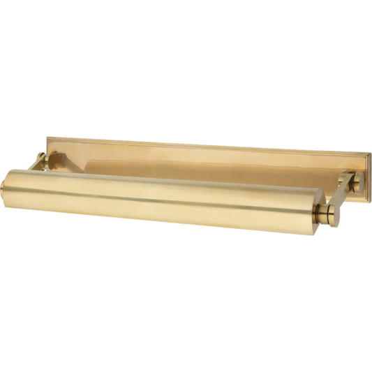 Merrick Picture Light by Hudson Valley. Made from brass in a transitional style.