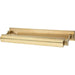 Merrick Picture Light by Hudson Valley. Made from brass in a transitional style.