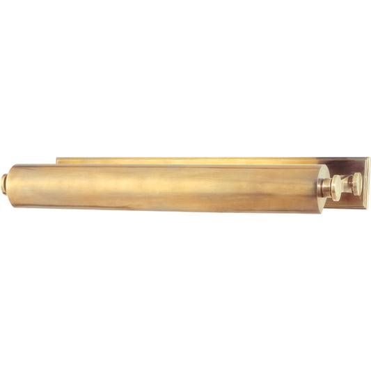 Merrick Picture Light by Hudson Valley. Made from brass in a transitional style.