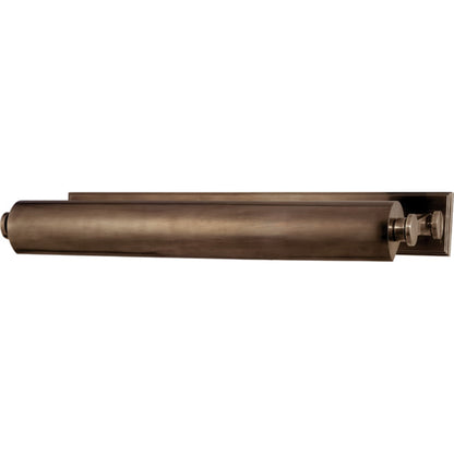 Merrick Picture Light by Hudson Valley. Made from brass in a transitional style.