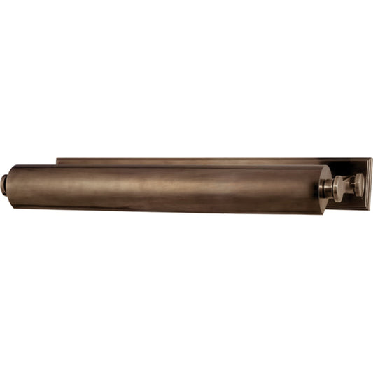 Merrick Picture Light by Hudson Valley. Made from brass in a transitional style.