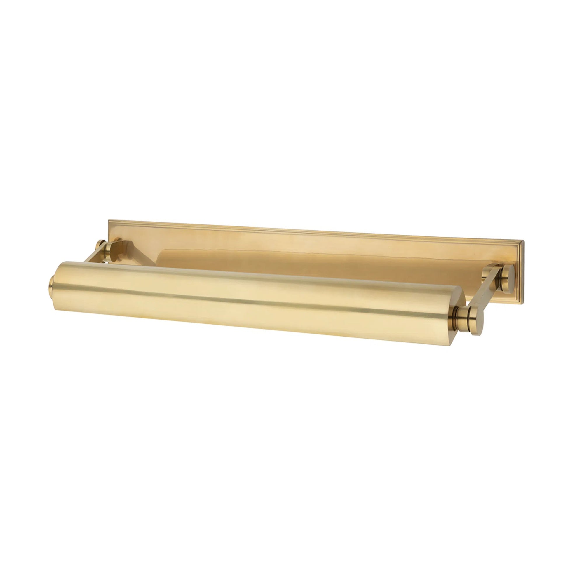 Merrick Picture Light by Hudson Valley. Made from brass in a transitional style.
