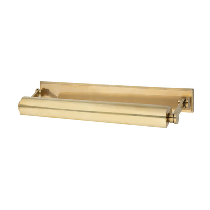 Merrick Picture Light by Hudson Valley. Made from brass in a transitional style.