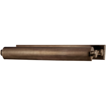 Merrick Picture Light by Hudson Valley. Made from brass in a transitional style.