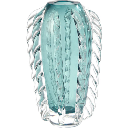 Fringe Vase by Global Views in red. Made from unique in a unique style.