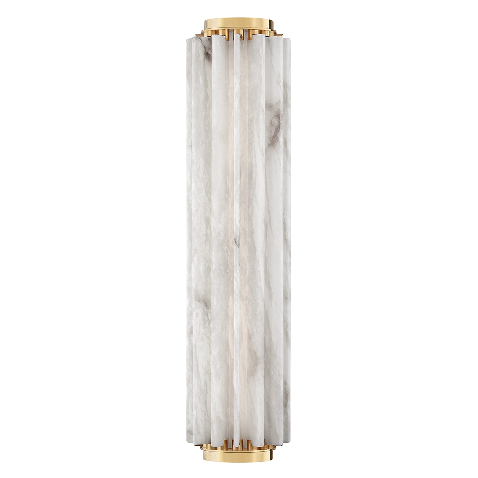 Hillside Wall Sconce by Hudson Valley. Made from brass in a modern style.
