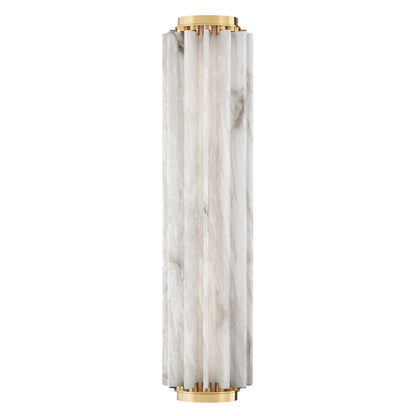 Hillside Wall Sconce by Hudson Valley. Made from brass in a modern style.