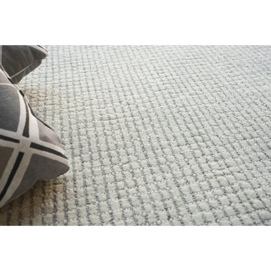 Key West 6027 Rug by Exquisite Rugs in light silver. Made from new zealand wool in a unique style.