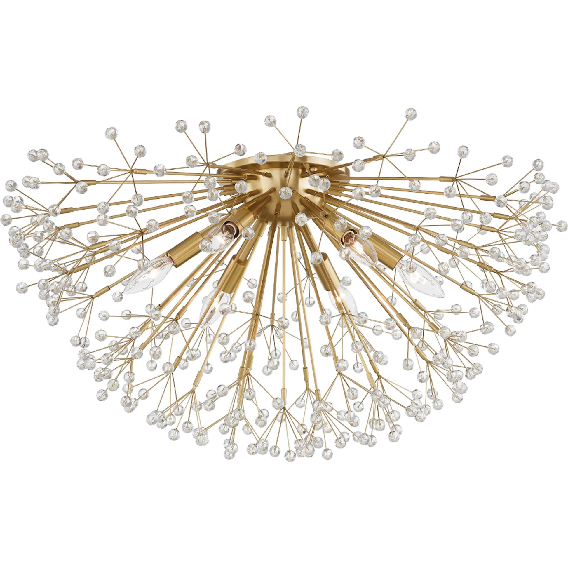 Dunkirk Semi Flush by Hudson Valley. Made from steel in a eclectic & global style.