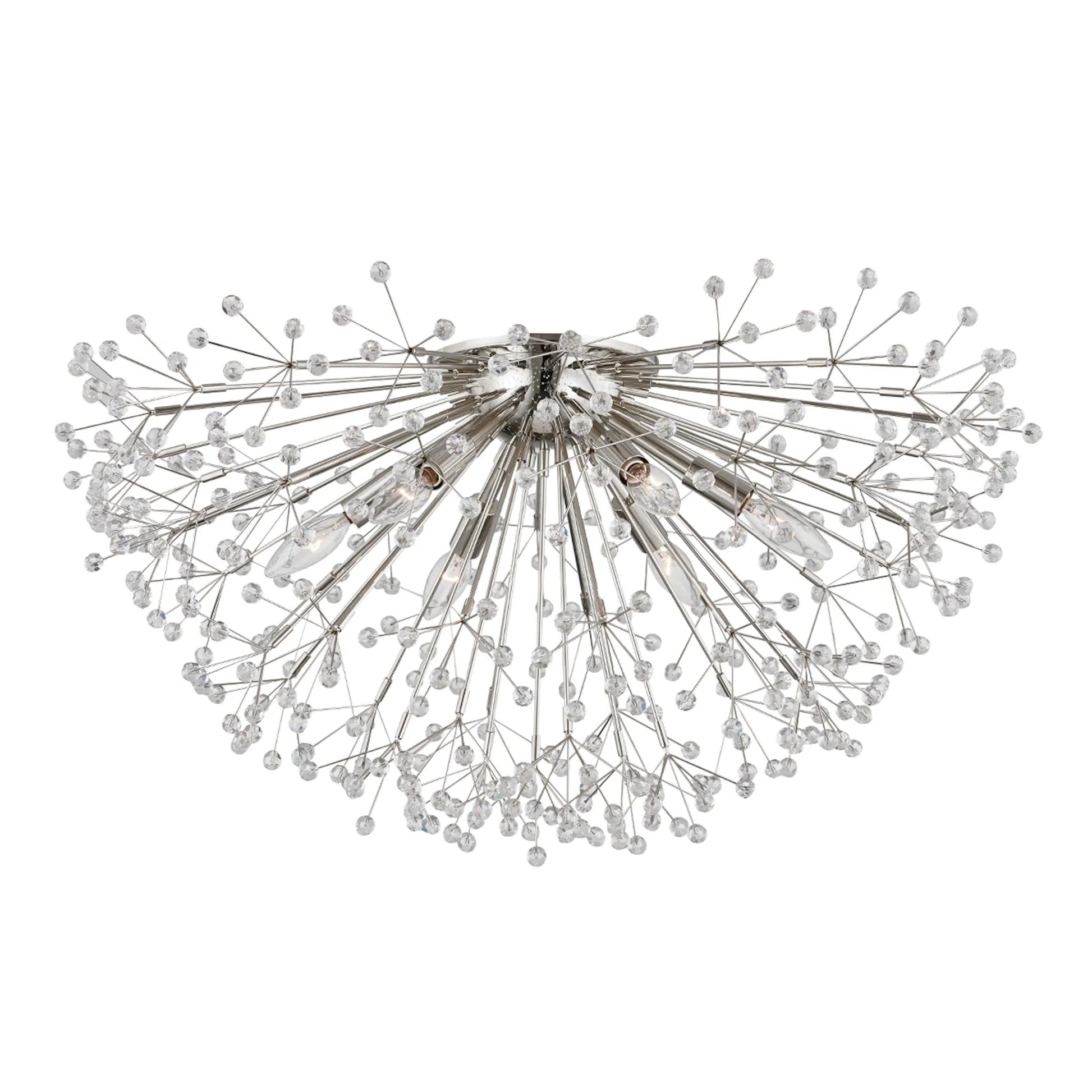 Dunkirk Semi Flush by Hudson Valley. Made from steel in a eclectic & global style.