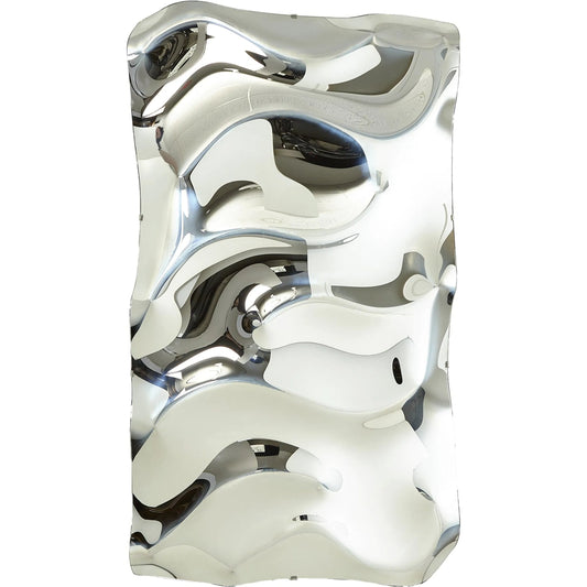 Ben Floor Mirror by Global Views in silver. Made from unique in a modern style.