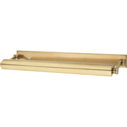 Merrick Picture Light by Hudson Valley. Made from brass in a transitional style.