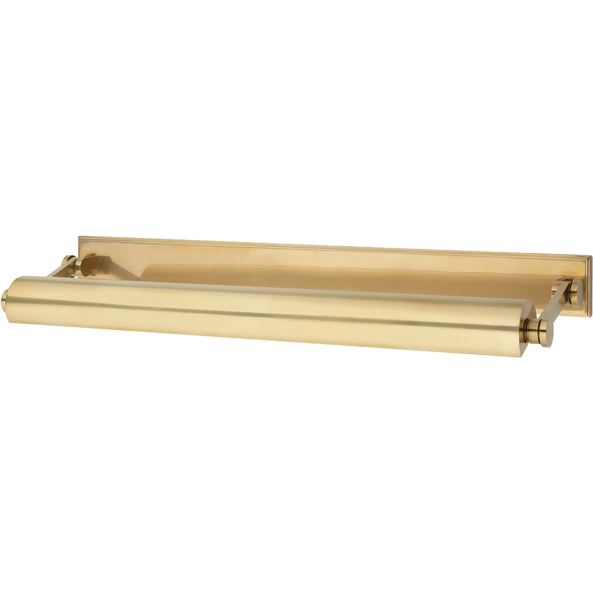 Merrick Picture Light by Hudson Valley. Made from brass in a transitional style.