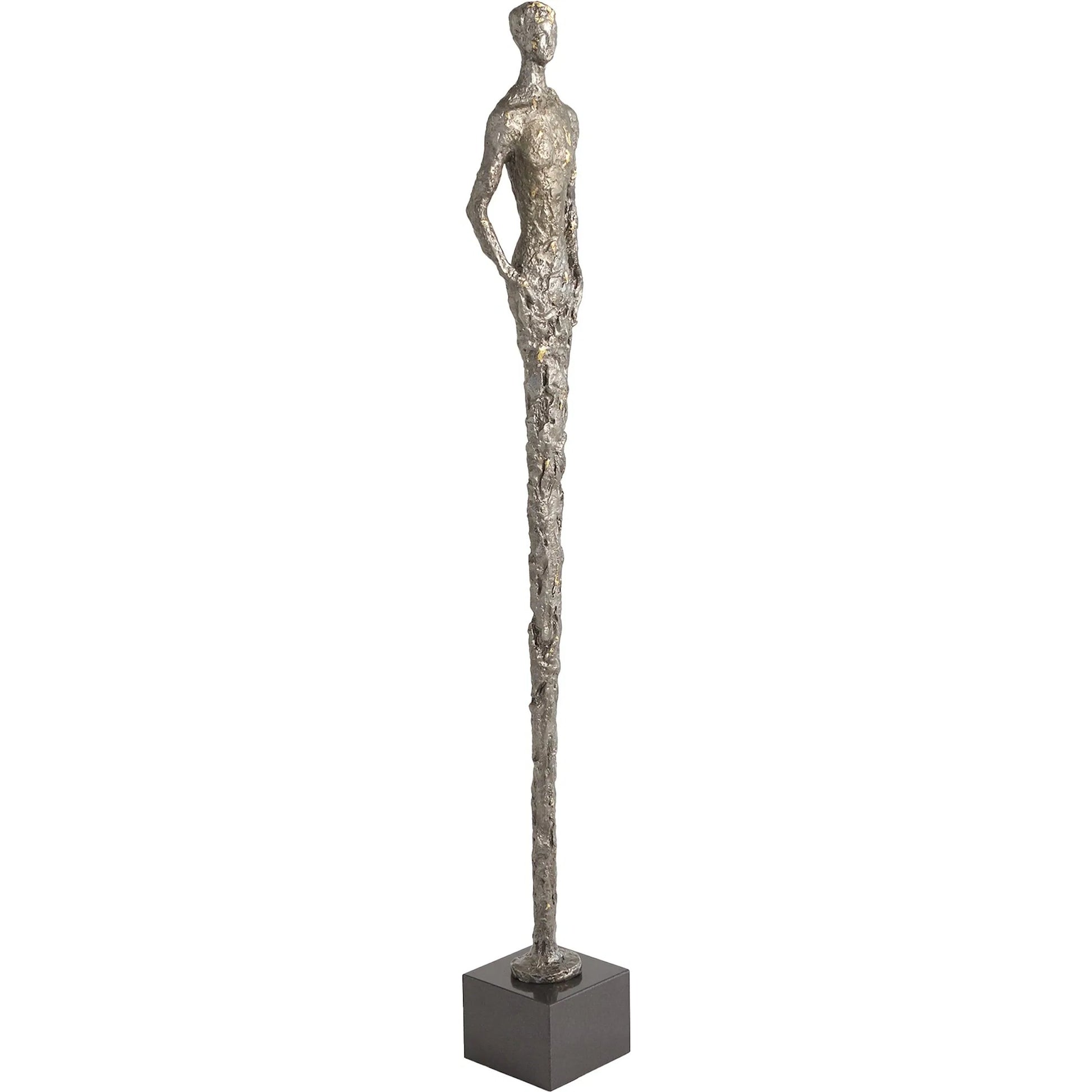 Stretch Man by Global Views in sand, natural, black and marble. Made from unique in a modern style.