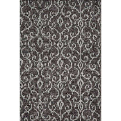 Azeri Transitional Damask Rug - 3842F by Feizy in gray, taupe, ivory. Made from wool, viscose in a unique style.