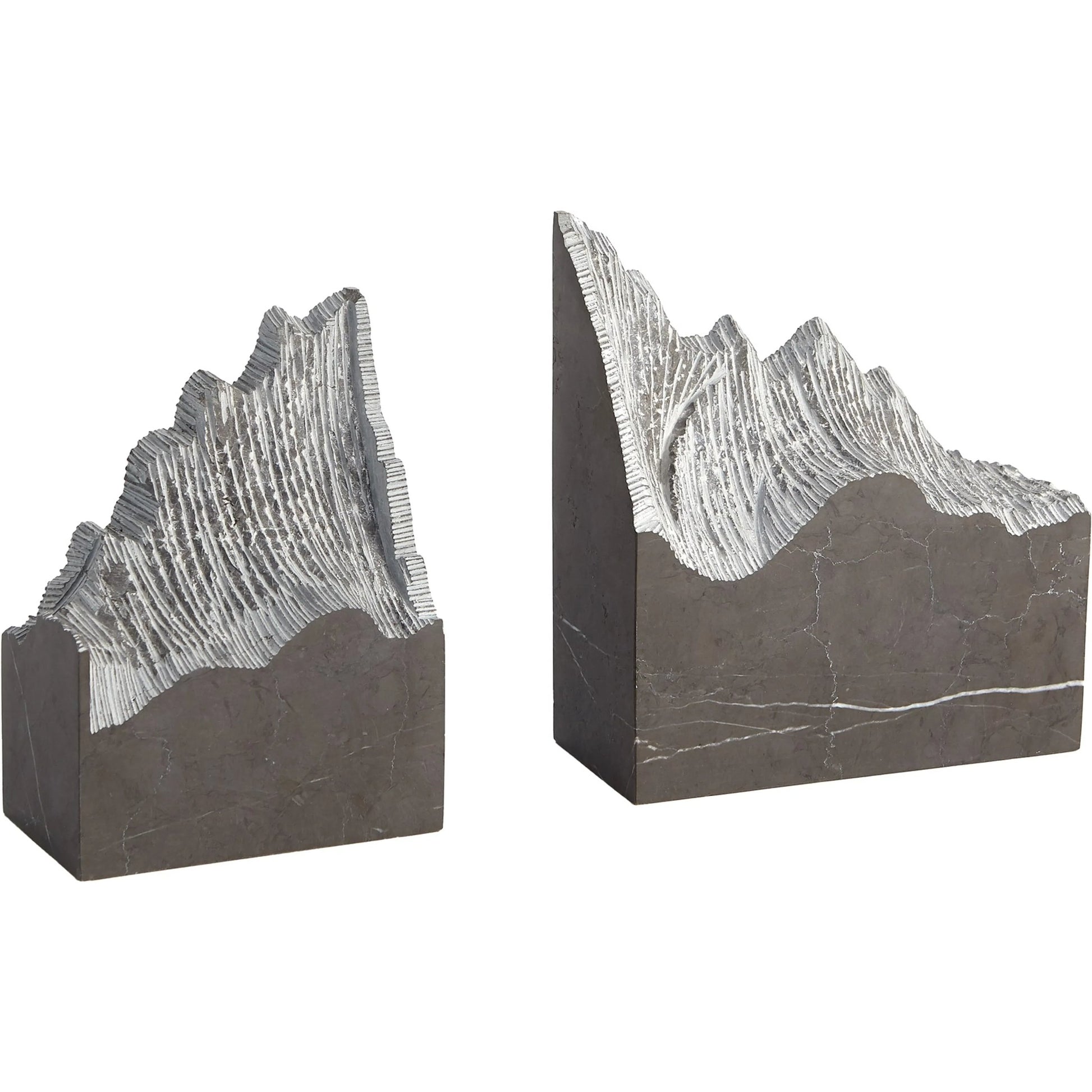 Pair Mountain Summit Bookends by Global Views. Made from unique in a modern style.