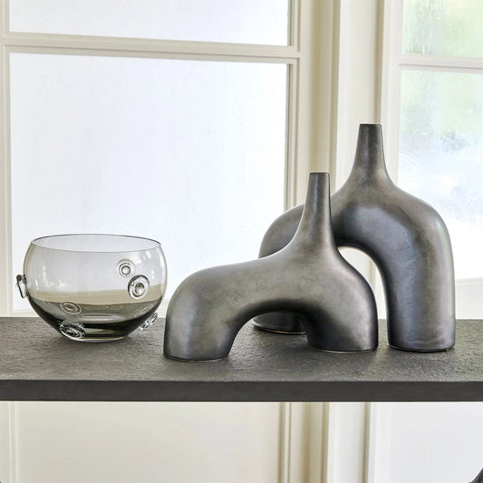 Stretch Vase by Global Views. Made from earthenware in a eclectic & global style.