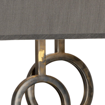 Tootsie Lamp by Wildwood in scorched bronze, natural brown. Made from other: metal in a modern style.