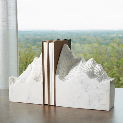 Pair Mountain Summit Bookends by Global Views. Made from unique in a modern style.